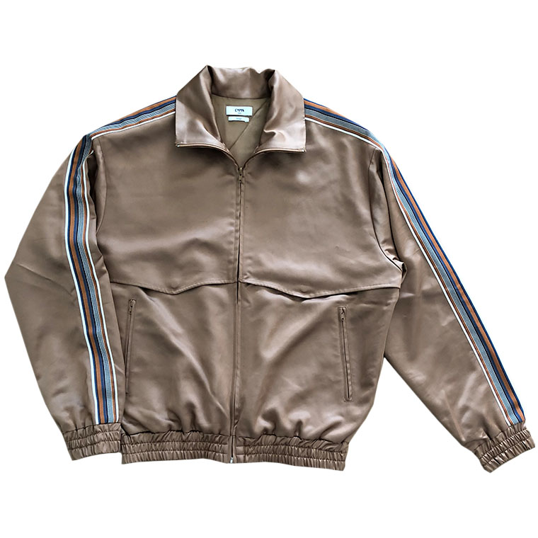 CMMN SWDN Satin Bret striped track jacket – Second Source Shop